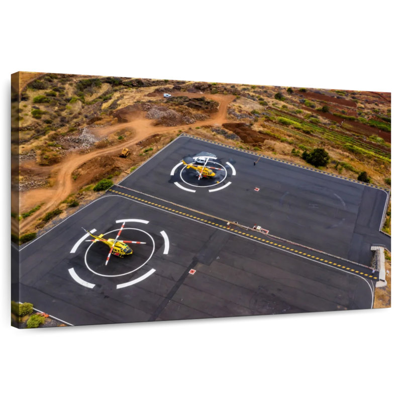 Mehar Grounded Desert Helicopters, 16" H x 24" W