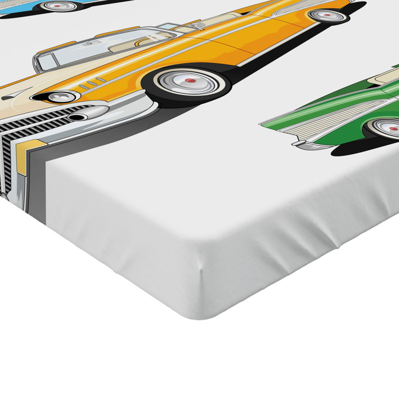 Multicolore Ambesonne, Drap-housse pour très grand lit californien