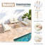 Ensemble de canapé modulaire de patio en métal 7 pièces Modern Modern-1971366031