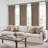 100%Full Blackout Linen Curtains,Pinch Pleated Curtains,Lined Drapes Set of 2(With Hooks and Rings)-1177681428-1177681426