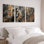 Ensemble de 3 tableaux sur toile « Mystic Hand Art » pour la décoration du salon, de la chambre et de la maison.