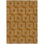 10' X 14' Terra Cotta And Ivory Geometric Washable Indoor Outdoor Area Rug