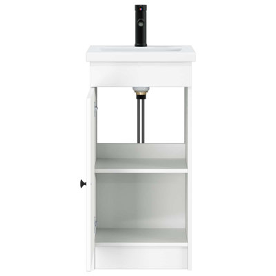 Single Bathroom Vanity with Ceramic Basin