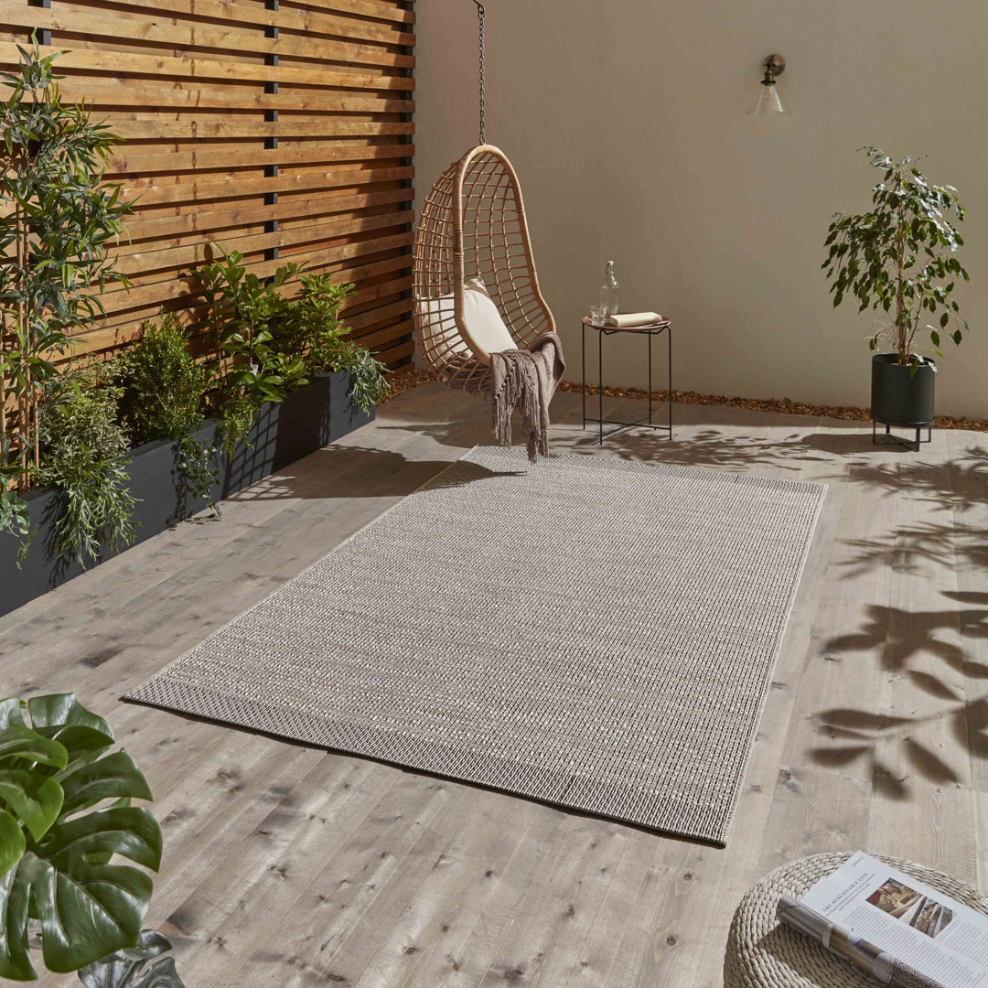 Stitch area rug Machine Woven Rectangle Beige