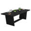 Bureau de direction en bois manufacturé l 70,9 po Delitha-115243679