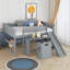 Lit mezzanine double bas pour enfants Caulkins-30985817