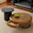 Elegant Round Walnut Coffee Table-202262740