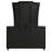 Lorient 8-Drawer LED Dresser With Mirror Black