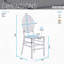 Chaises pour événements empilables en acrylique transparent, ensemble de 2-134966094