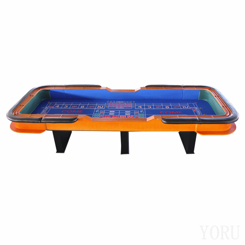 Table de jeu de craps 12 pieds bleu, Bleu