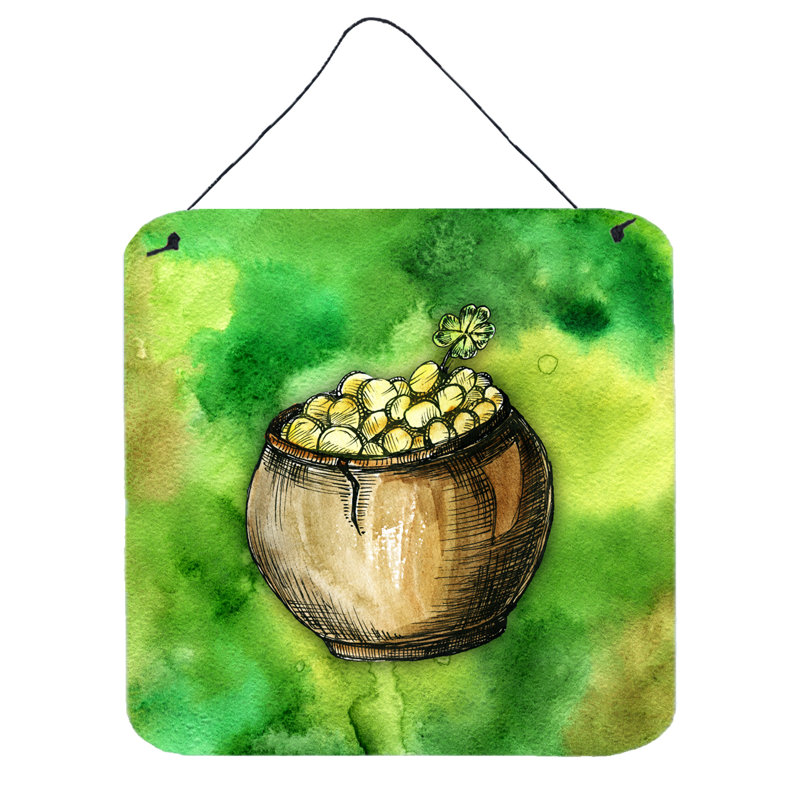 Décoration murale en aluminium pot of gold