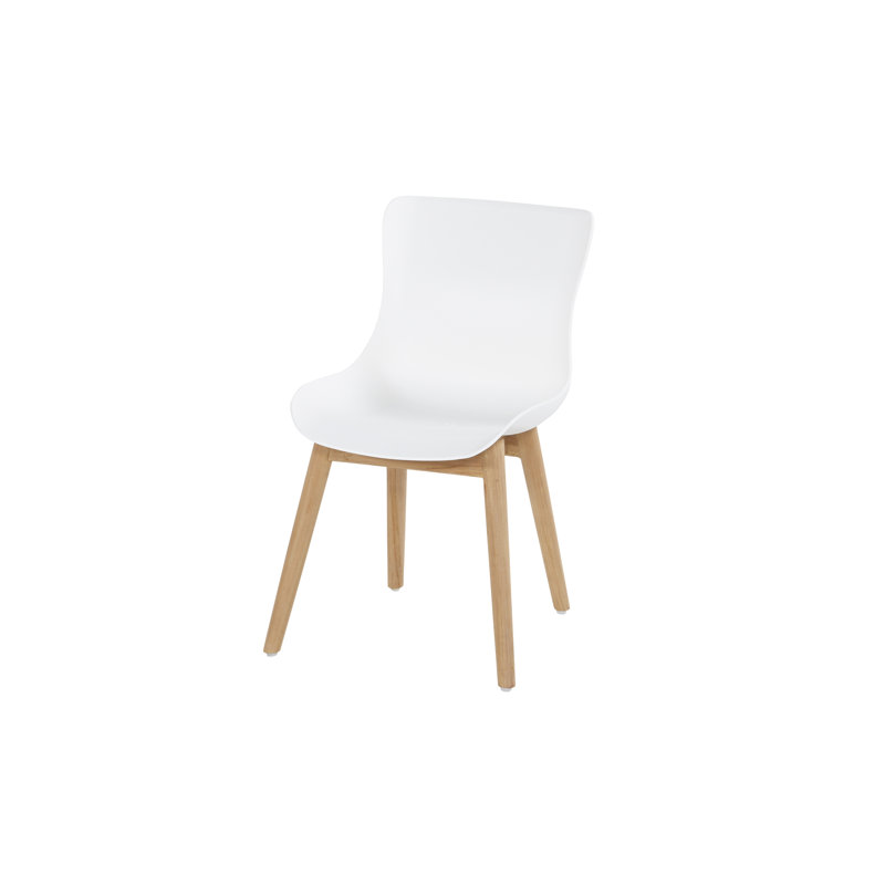 Sophie Oak Dining Chair - Royal White, White