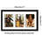 Quadeer Floating Collage Frame - Display Three Photos Together with a Floating Effect-97777473-97777475