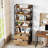 2 Drawer Bookcase Tall Bookshelf-254487833