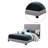 Marlene Upholstered Standard Bed-20472054-20472050