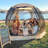 Fiberglass Patio Gazebo Pop Up with Screen Room Tents-81779416