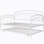 Lit de jour simple Fox avec lit gigogne simple, blanc-915136129