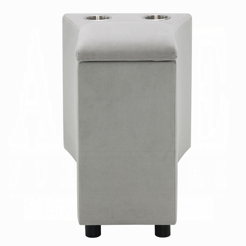 Watsy Console Table For Recliner W USB, Cupholders, Wireless Charging