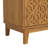 Trosclair Mid Century 2 Door Accent Cabinet with Cutout Design