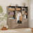 Modular Walk in Closet Organizer System with a rod,7 shelves and 10 drawers-2018076139
