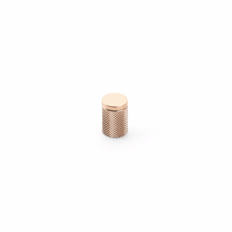 Poignée cylindrique Schaub Modo 5/8 po de diamètre, Or rose poli