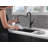 Ophelia Matte Black Touch Kitchen Faucet with Pull Down Sprayer, Modern Single Hole Touch On Kitchen Sink Faucet, Single Handle, Matte Black-64667135