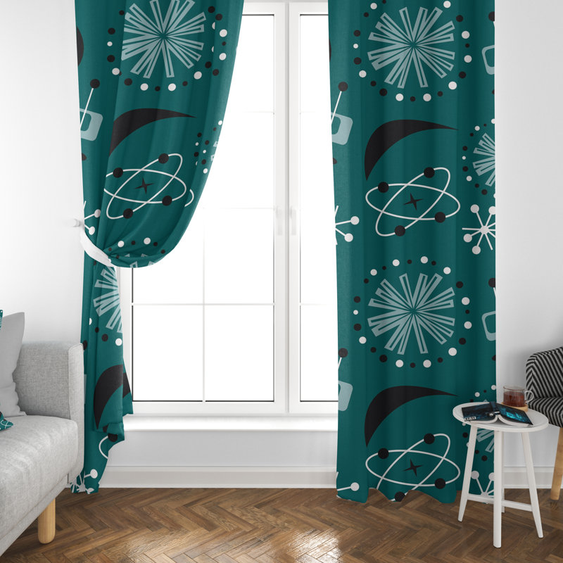 Paire de rideaux obscurcissant en polyester Dipasquale, L 20 po x H 52 po