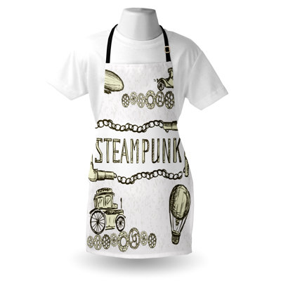 No Pattern Bib Apron