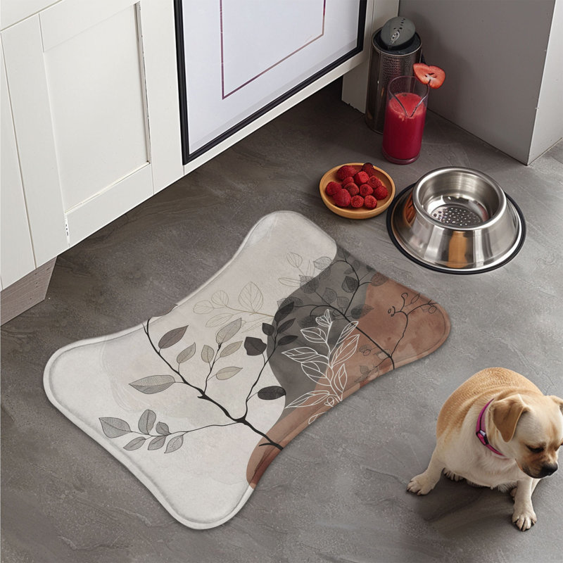 Tapis bohème beige - 1 pièce