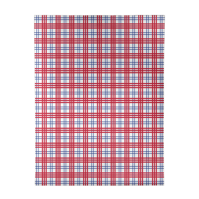 Plaid Indoor Rug, Rectangle 9' x 12'
