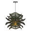 1-Light Pendant Lights Green Flower Rattan-146633682
