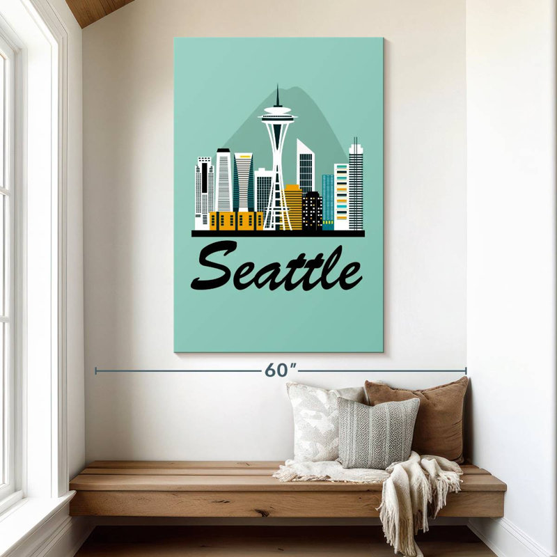 Seattle City Travel, H 51 po x l 34 po