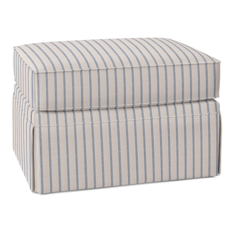 Savannah 28" Wide Rectangle Standard Ottoman, Perigold Mixi Sky
