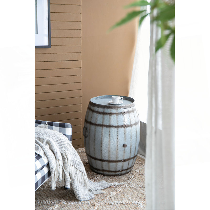 22.5X22.5X26" Drum Side Table
