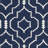 Rodgers Hand Woven Flat Weave Wool/Cotton Geometric Rug in Blue/Ivory-1349064451