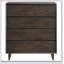 Commode 4 tiroirs Hemlock Brown