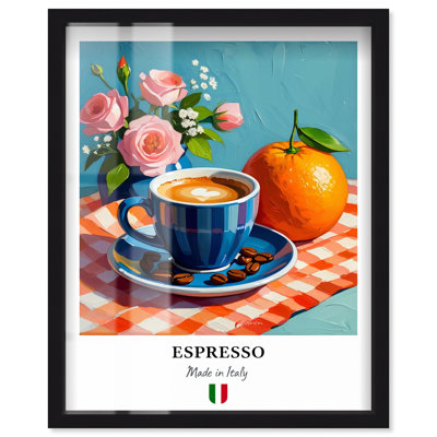 Espresso Shadowbox Print Summer Art Prints by Art Remedy