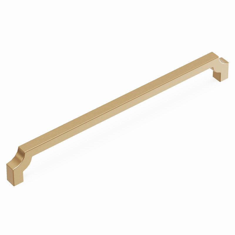 Monarch Collection Handle Pull - 8-13/16" Center to Center Cabinet Pull Champagne Bronze - Transitional Hardware for Drawers & Cabinets