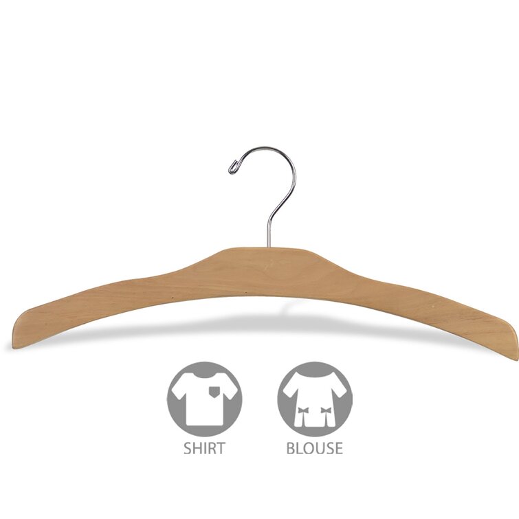 Rebrilliant Wood Standard Hanger for Dress/Shirt/Sweater