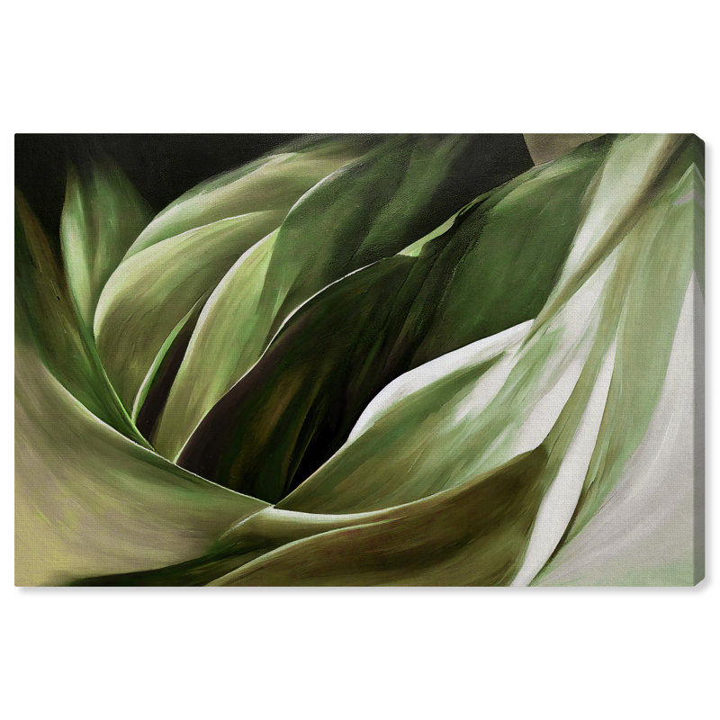Olive perspective sur toile, H 16 po x l 24 po x P 0,8 po