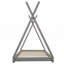 Lit plateforme simple avec structure triangulaire-529415927