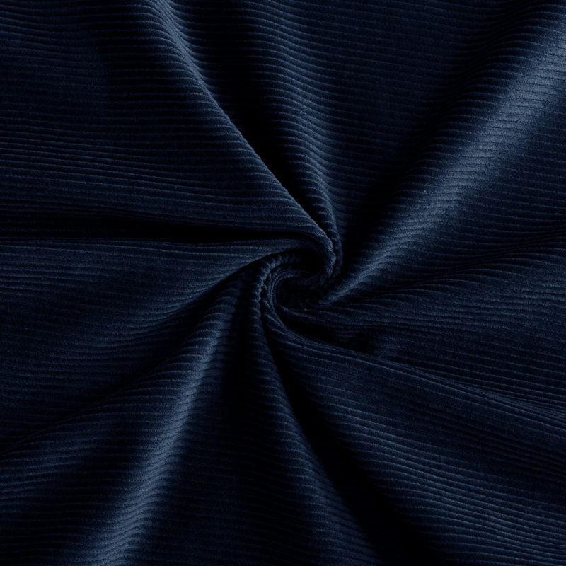 Neil Cotton Sateen Duvet Cover, Supper King Duvet Cover + 2 King Pillowcases, Navy Blue
