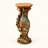 Peacock Carved Display Pedestal