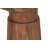 Ekta Solid Acacia Wood End Table, Brown