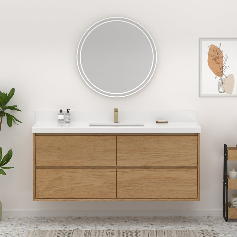 Ensemble de meuble-lavabo flottant avec lavabo 48 po Verwood, 48"