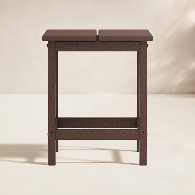 Table d'appoint carrée 18 po Studio, Acajou