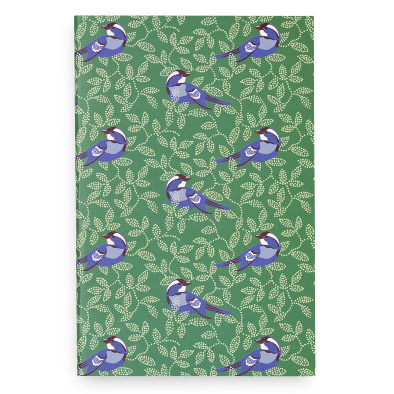Mini Notebook Set, Leaf Me Not Paisley