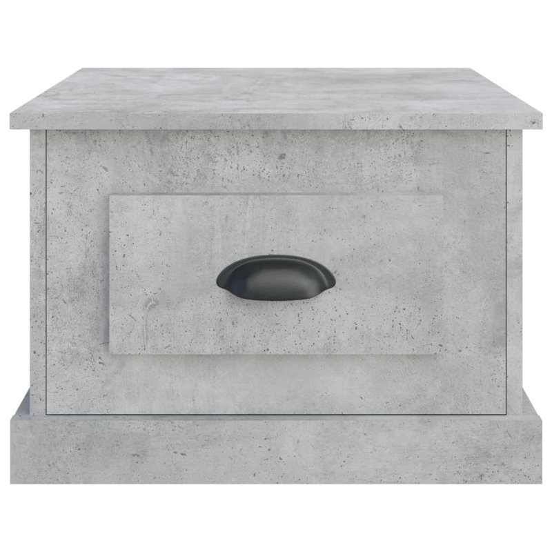 Latwanna Solid Coffee Table with Storage, Concrete Grey