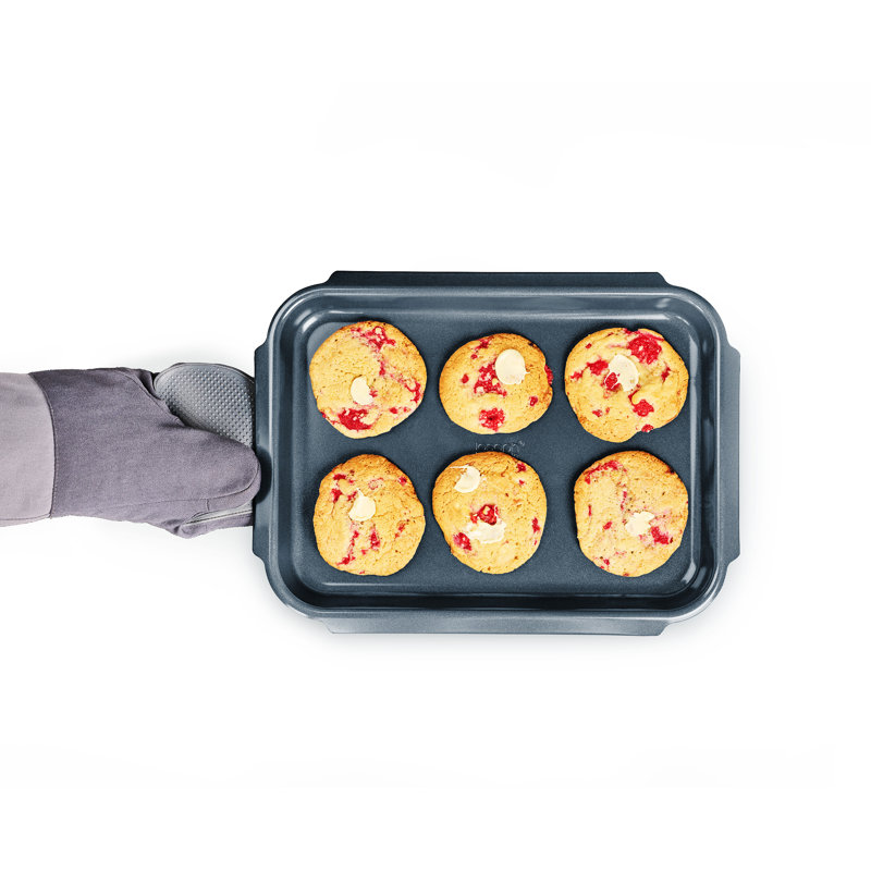 Joseph Joseph Nest Bake Medium Non-stick Baking Tray With Easy Pull Handles, 11.75" x 16"