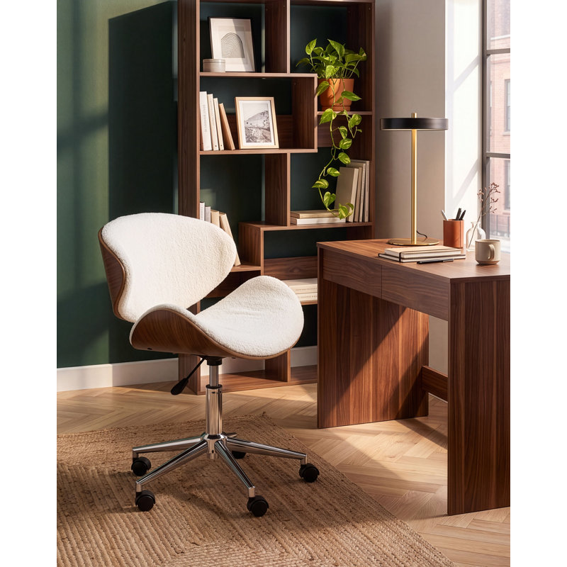 Beliani ROTTERDAM Boucle Office Chair